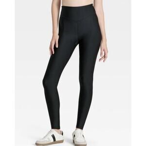 All In Motion Effortless Large Support High-Rise 7/8 Length Leggings size  Black